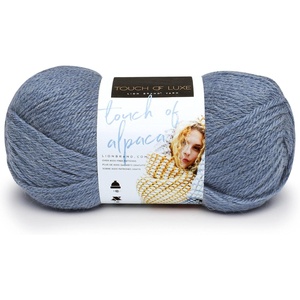 (3 Pack) Lion Brand Yarn Touch of Alpaca Yarn, Crimson(Dusty Blue)
