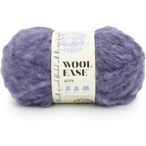 Lion Brand Wool-Ease Aire Yarn, Soft Yarn for Knitting, Crochet, and Crafts, Marshmallow, 1 Pack(Purple Haze)