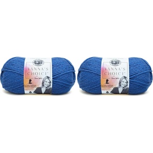 Lion Brand Yarn (1 Skein) Vanna’s Choice Yarn, White, 3.5 Ounces(Azul colonial)