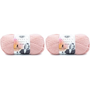 Lion Brand Yarn (1 Skein) Vanna’s Choice Yarn, White, 3.5 Ounces(Rosa)