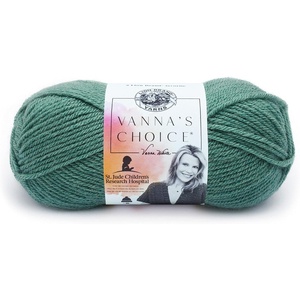Lion Brand Yarn (1 Skein) Vanna’s Choice Yarn, White, 3.5 Ounces(Sage)