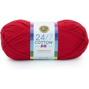 Lion Brand Yarn, 24/7 Cotton DK Crochet Yarn, Iron Grey, Metal Gray, 3 Pack | Cotton Yarn for Knitting, Crochet, Crafts, Light Weight Fiber for Bags, Blankets, Soft Shawls, Summer Hats, Baby Clothes(Grenadine)
