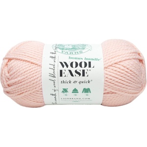 Lion Brand Yarn 641-528 Wool-Ease Thick & Quick Bonus Bundle Yarn, Licorice(Antique)