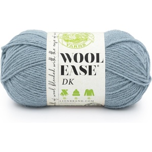 Lion Brand Yarn, Acrylic Wool Blend Wool-Ease DK Yarn for Knitting, Crocheting, and Crafts, Cream, 1 Pack(Bluegrass)