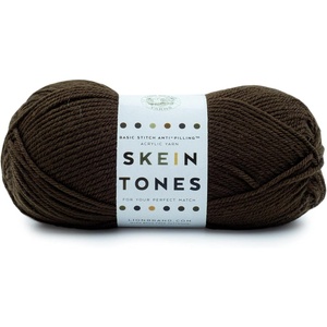 Lion Brand Yarn Basic Stitch Anti-Pilling Knitting Yarn, Yarn for Crocheting, 1-Pack, Critter Craze(Ebony)