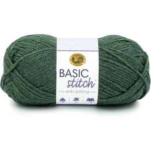 Lion Brand Yarn Basic Stitch Anti-Pilling Knitting Yarn, Yarn for Crocheting, 1-Pack, Critter Craze(Pine Heather)