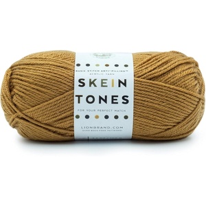 Lion Brand Yarn Basic Stitch Anti-Pilling Yarn for Crocheting, Knitting, and Crafts, Cocoa, 1 Pack(Cedarwood)