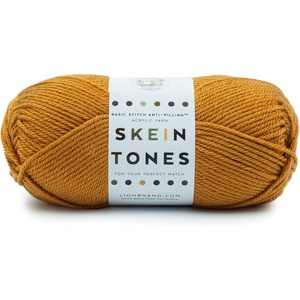 Lion Brand Yarn Basic Stitch Anti-Pilling Yarn for Crocheting, Knitting, and Crafts, Truffle, 1 Pack(Honey)