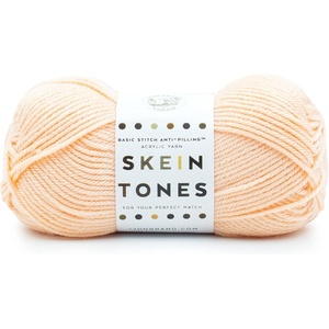 Lion Brand Yarn Basic Stitch Anti-Pilling Yarn for Crocheting, Knitting, and Crafts, Truffle, 1 Pack(Peachy)
