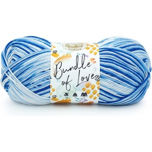 Lion Brand Yarn Bundle of Love Multicolor Baby Yarn for Knitting and Crochet, 1 Pack, Enchanted Forest(Oasis)