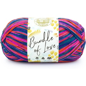 Lion Brand Yarn Bundle of Love Multicolor Baby Yarn for Knitting and Crochet, 1 Pack, Enchanted Forest(Tropical Bloom)