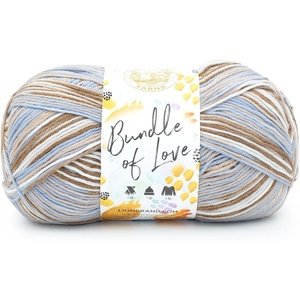 Lion Brand Yarn Bundle of Love Multicolor Baby Yarn for Knitting and Crochet, 1 Pack, Enchanted Forest(Weathered Wood)