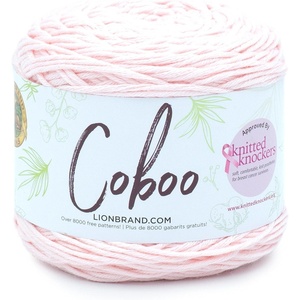 Lion Brand Yarn Coboo Yarn, Pink, 1 Skein(Pale Pink)