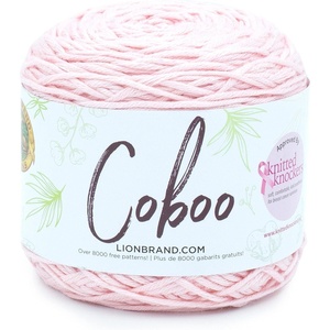 Lion Brand Yarn Coboo Yarn, Pink, 1 Skein(Pink)