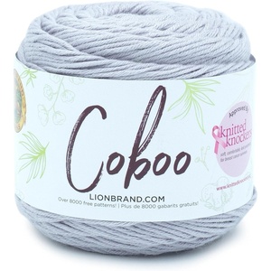 Lion Brand Yarn Coboo Yarn, Pink, 1 Skein(Silver)