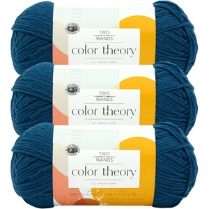Lion Brand Yarn, Color Theory Worsted Weight Yarn for Knitting and Crochet, Himalayan Salt, 3 Pack, Acrylic Fiber with Modern Color Palette, Perfect for Sweaters, Hats and Cozy Blankets(Lagoon)