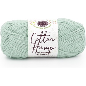 Lion Brand Yarn Cotton Hemp, Soft, Durable Yarn for Crochet and Knitting, 3 Pack, Canary(Mint)