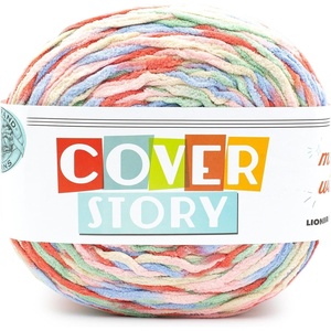 Lion Brand Yarn, Cover Story Blanket Yarn for Knitting, Crochet and Crafts, Mercury, 1 Pack, Super Bulky Fiber for Soft Aghans, Cozy Pillows, and Easy-Care Stuffed Animals(Waverly)