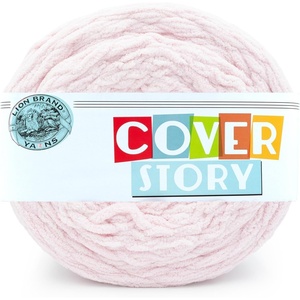 Lion Brand Yarn, Cover Story Blanket Yarn for Knitting, Crochet and Crafts, Mercury, 1 Pack, Super Bulky Fiber for Soft Aghans, Cozy Pillows, and Easy-Care Stuffed Animals(Rosewood)