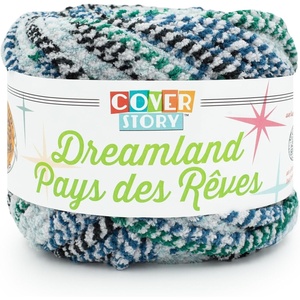 Lion Brand Yarn Cover Story Dreamland, Blanket Yarn, Tartan, 1 Pack(Galaxy)