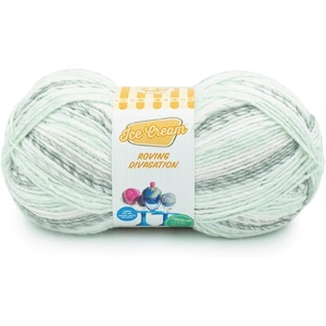 Lion Brand Yarn Ice Cream Roving Stripes Yarn, Dots