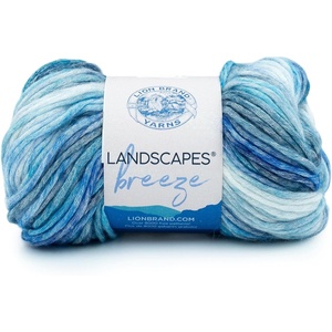 Lion Brand Yarn Landscapes Breeze Yarn, Seashell(Bay)