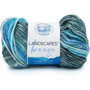 Lion Brand Yarn Landscapes Breeze Yarn, Seashell(Lagoon)