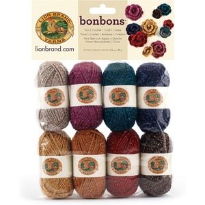 Lion Brand Yarn Lion Brand Bonbons 680 Crayons(Party)