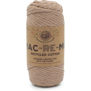 Lion Brand Yarn Mac-Re-Me Macrame Yarn, Sweet Pink(Hazelnut)