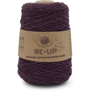 Lion Brand Yarn, Re-Up Bonus Bundle Yarn for Crocheting & Knitting, Pomegranate, 1 Pack | Recycled Cotton, Polyester Blend Yarn for Knitting, Crochet, Crafts, Worsted Fiber for Bags, Kitchen Dishcloths, Blankets(Fig Tree)