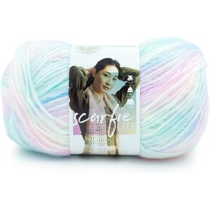 Lion Brand Yarn Scarfie Lite, Ombré Yarn for Knitting, Seaglass, 3 Pack(Seaglass)