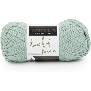 Lion Brand Yarn Touch of Linen Yarn, Fog(Cove)