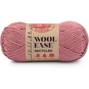 Lion Brand Yarn Wool-Ease Recycled Light Worsted-Weight Yarn for Knitting and Crochet, Cream, 3 Pack, Wool and Acrylic Blend Fiber Perfect for Scarves, Hats and Blankets, 196 Yards(Terracotta)