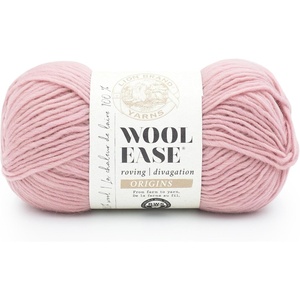Lion Brand Yarn Wool-Ease Roving Origins, 100% Wool Yarn for Knitting and Crochet, Cream, 3 Pack(Blush)
