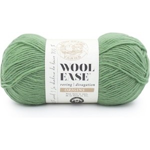 Lion Brand Yarn Wool-Ease Roving Origins, 100% Wool Yarn for Knitting and Crochet, Cream, 3 Pack(Willow)