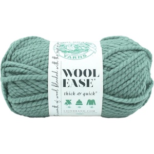 Lion Brand Yarn, Wool-Ease Thick & Quick Yarn, Celebration, White, 3 Pack | Super Bulky Wool Acrylic Blend Fiber for Soft Hats, Sweaters, Chunky Blankets, Yarn for Crochet, Knitting, Crafts, Weaving(Succulent)