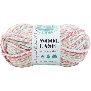 Lion Brand Yarn, Wool-Ease Thick & Quick Yarn, Celebration, White, 3 Pack | Super Bulky Wool Acrylic Blend Fiber for Soft Hats, Sweaters, Chunky Blankets, Yarn for Crochet, Knitting, Crafts, Weaving(Carousel)