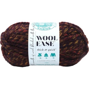 Lion Brand Yarn, Wool-Ease Thick & Quick Yarn, Celebration, White, 3 Pack | Super Bulky Wool Acrylic Blend Fiber for Soft Hats, Sweaters, Chunky Blankets, Yarn for Crochet, Knitting, Crafts, Weaving(Harvest)