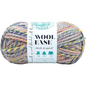 Lion Brand Yarn, Wool-Ease Thick & Quick Yarn, Celebration, White, 3 Pack | Super Bulky Wool Acrylic Blend Fiber for Soft Hats, Sweaters, Chunky Blankets, Yarn for Crochet, Knitting, Crafts, Weaving(Dreamcatcher)