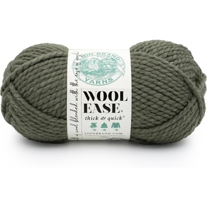 Lion Brand Yarn Wool-Ease Thick and Quick Yarn, Soft and Bulky Yarn for Knitting, Crocheting, and Crafting, 3 Pack, Abalone | Super Bulky Wool Acrylic Blend Fiber for Soft Hats, Sweaters, Chunky Blankets, Yarn for Crochet, Knitting, Crafts, Weaving(Seaweed)