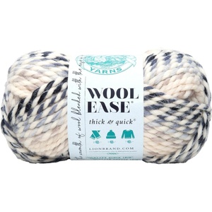 Lion Brand Yarn Wool-Ease Thick and Quick Yarn, Soft and Bulky Yarn for Knitting, Crocheting, and Crafting, 3 Pack, Abalone | Super Bulky Wool Acrylic Blend Fiber for Soft Hats, Sweaters, Chunky Blankets, Yarn for Crochet, Knitting, Crafts, Weaving(Moonlight)