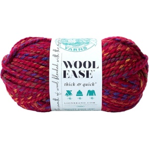 Lion Brand Yarn Wool-Ease Thick and Quick Yarn, Soft and Bulky Yarn for Knitting, Crocheting, and Crafting, 3 Pack, Abalone | Super Bulky Wool Acrylic Blend Fiber for Soft Hats, Sweaters, Chunky Blankets, Yarn for Crochet, Knitting, Crafts, Weaving(Campfire)