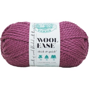 Lion Brand Yarn Wool-Ease Thick and Quick Yarn, Soft and Bulky Yarn for Knitting, Crocheting, and Crafting, 3 Pack, Abalone | Super Bulky Wool Acrylic Blend Fiber for Soft Hats, Sweaters, Chunky Blankets, Yarn for Crochet, Knitting, Crafts, Weaving(Fig)