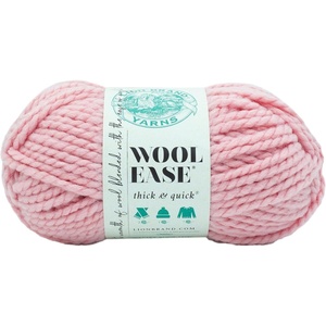Lion Brand Yarn Wool-Ease Thick and Quick Yarn, Soft and Bulky Yarn for Knitting, Crocheting, and Crafting, 3 Pack, Abalone | Super Bulky Wool Acrylic Blend Fiber for Soft Hats, Sweaters, Chunky Blankets, Yarn for Crochet, Knitting, Crafts, Weaving(Rouge)