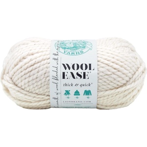 Lion Brand Yarn Wool-Ease Thick and Quick Yarn, Soft and Bulky Yarn for Knitting, Crocheting, and Crafting, 3 Pack, Abalone | Super Bulky Wool Acrylic Blend Fiber for Soft Hats, Sweaters, Chunky Blankets, Yarn for Crochet, Knitting, Crafts, Weaving(Starlight)