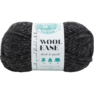 Lion Brand Yarn Wool-Ease Thick and Quick Yarn, Soft and Bulky Yarn for Knitting, Crocheting, and Crafting, 3 Pack, Abalone | Super Bulky Wool Acrylic Blend Fiber for Soft Hats, Sweaters, Chunky Blankets, Yarn for Crochet, Knitting, Crafts, Weaving(Constellation)