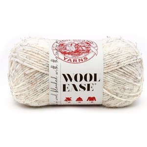 Lion Brand Yarn Wool-Ease Yarn, Worsted-Weight Yarn for Knitting and Crocheting, 1 Pack, Natural Heather(Wheat)