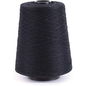 Silk City Fibers, 10/2 Perle Mercerized Cotton Yarn for Machine Knitting, Weaving and Crochet, Pompeii Dust, 1 Cone, Designer Yarn for Premium Garments, Delicate Shawls and Lace Weight Projects(Black)
