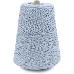 Silk City Fibers, 5/2 Perle Mercerized Cotton Yarn for Machine Knitting, Weaving and Crochet, Hemp, 1 Cone, Designer Yarn for Premium Garments, Delicate Shawls and Fingering Weight Projects(Chrome)