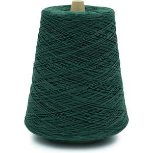 Silk City Fibers, 5/2 Perle Mercerized Cotton Yarn for Machine Knitting, Weaving and Crochet, Hemp, 1 Cone, Designer Yarn for Premium Garments, Delicate Shawls and Fingering Weight Projects(Pine)